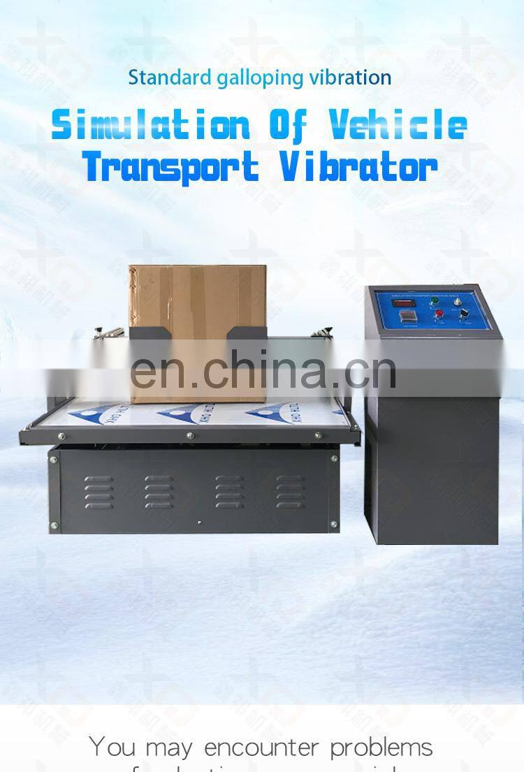 Mechanical Shaker Transport Simulation Vibration Testing Machine