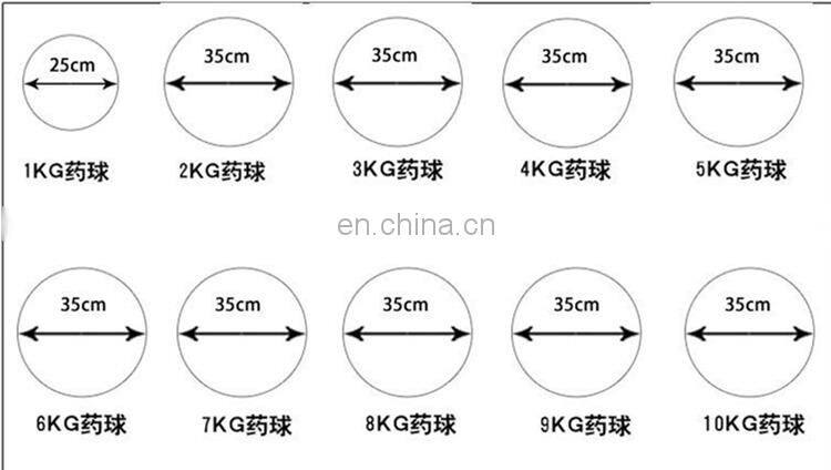 Factory direct gym PU leather soft medicine ball