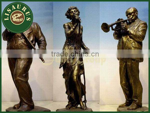 Lisaurus-LA Life size jazz statue for indoor decoration