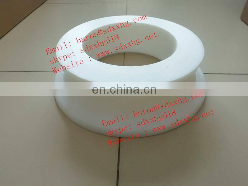 machined UHMWPE products, green color conveyor UHMWPE wear strip, wear resistant UHMWPE strip for conveyor
