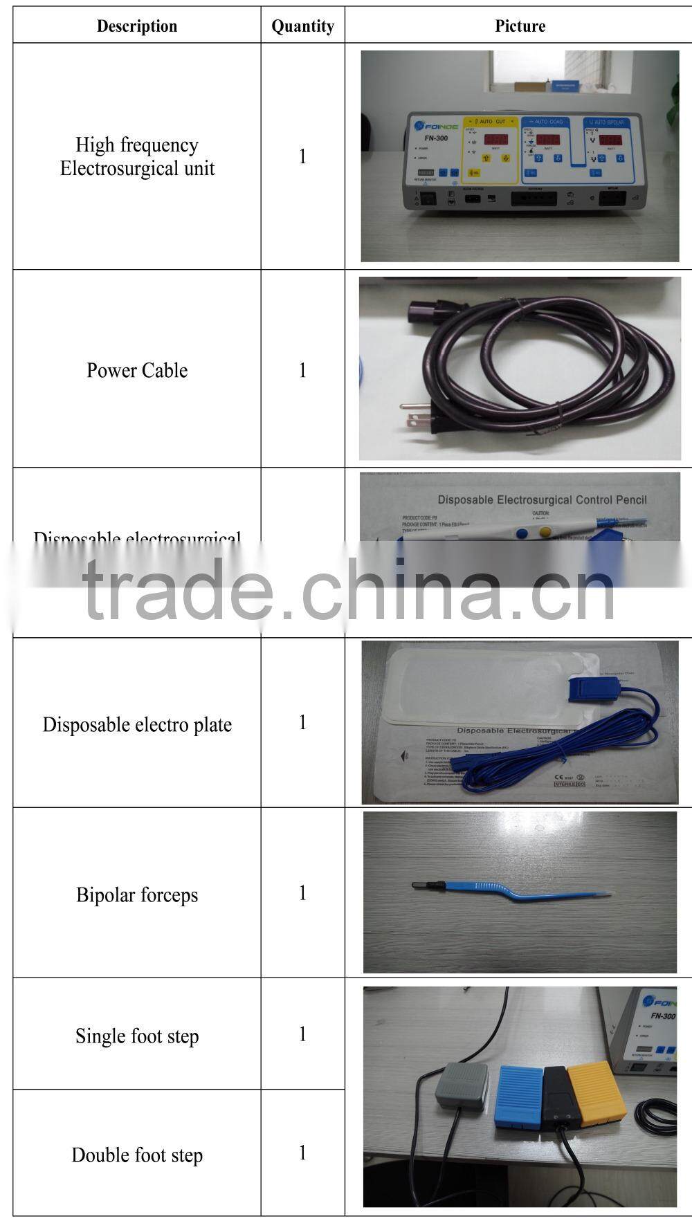 FN-300 CE approved Medical High Frequency Electrosurgical Generator