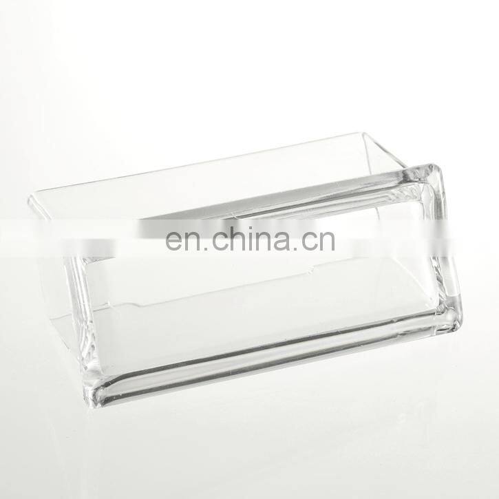 New Clear Desktop Business Card Holder Display Stand Acrylic Plastic Desk Shelf