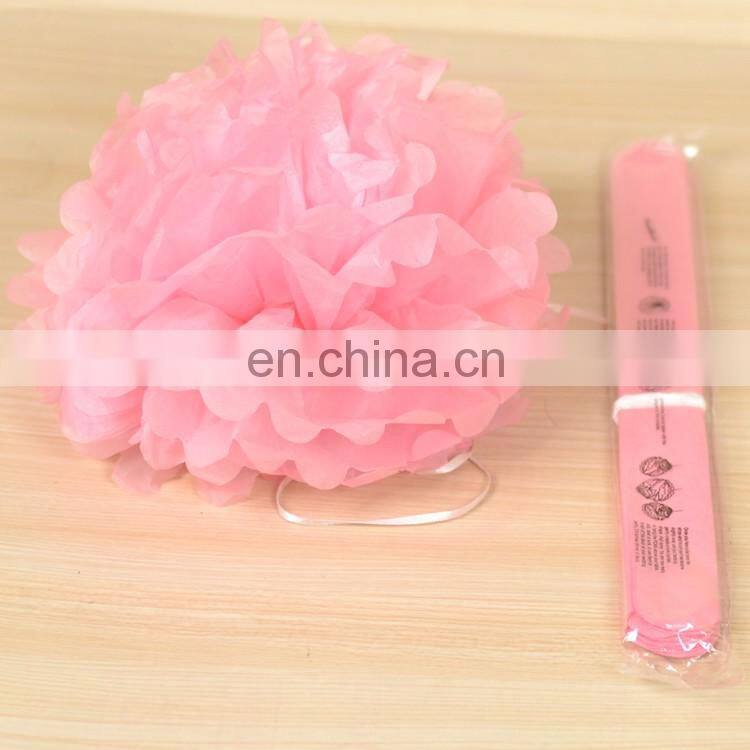 1pcs 10inch (25cm) pompon Tissue Paper Pom Poms Flower Kissing Balls Home Decoration Festive Party Supplies Wedding Favors