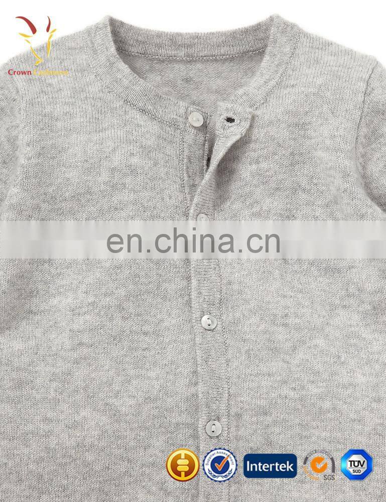 Baby Boy Cashmere Cardigan Sweater Plain Kids Cardigan