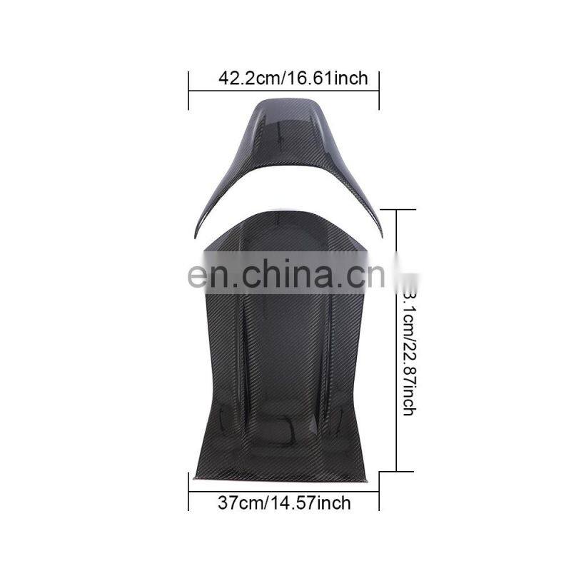 Modify Luxury W205 A C CLA Class Carbon Fiber Car Seat Cover for Mercedes Benz A35 A45 C43 C63 AMG S CLA35 AMG 2D 4D 2014-2021