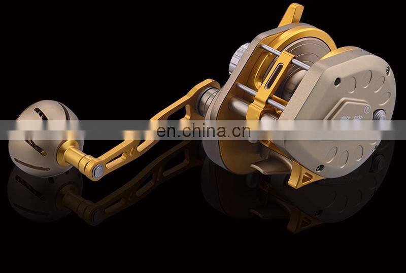 13+2 Stainless Steel Bearings 30kg Big Drag Drum Full Metal Fancy Jigging Trolling Boat fishing jig reels