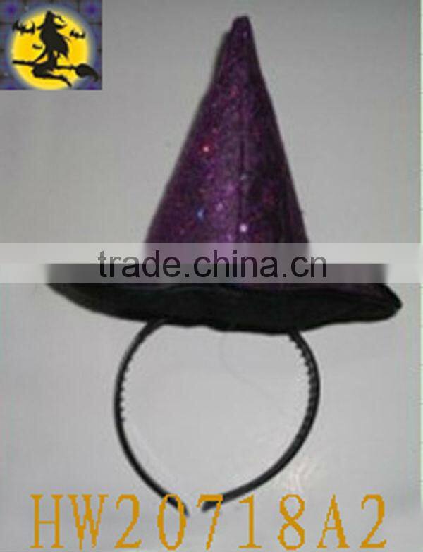 Fashion Purple Mini Hat Headband Designed for Halloween
