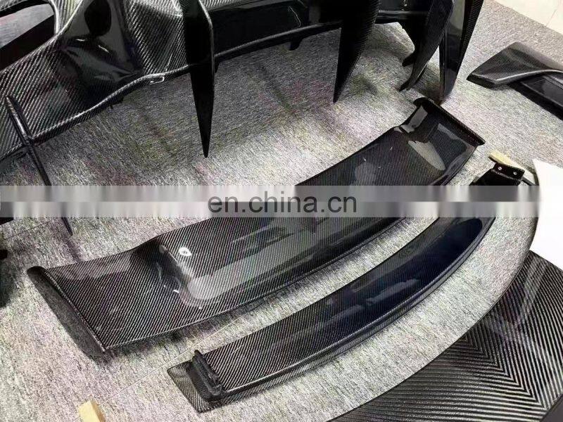 Runde For 14-19 Mercedes-Benz AMG GT GTC GTS IMP Style Body Kit Front Bumper Rear Bumper Front Lip Rear Lip Hood Side Skirt