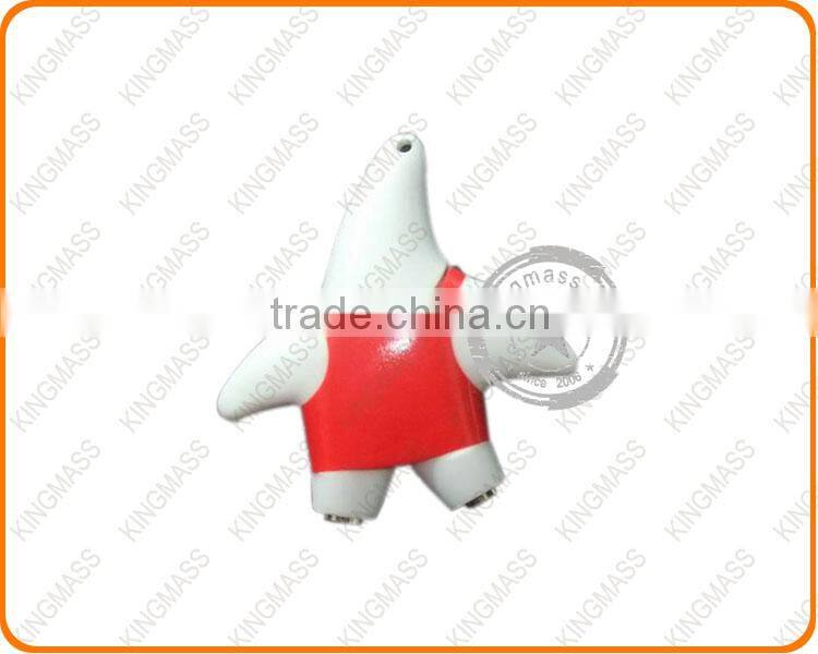 Smart gadgets adorable robot 2 ways music splitter