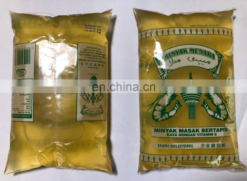Vertical Form Fill Seal Pouch Palm Oil Cooking Olive Oil Mustard Oil Packing Machine
