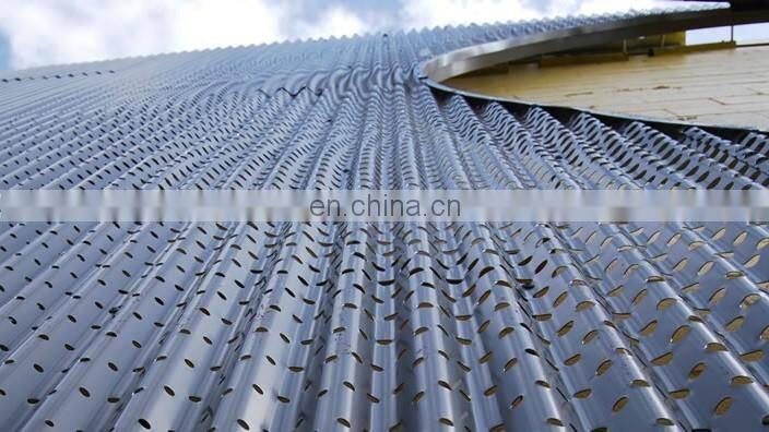 wind dust perforated metal fabrication