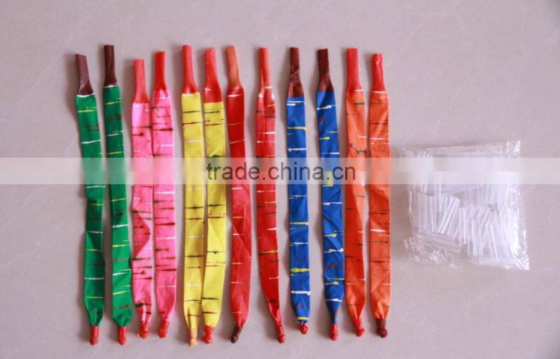 rocket balloon, long balloon for decor an kids toy