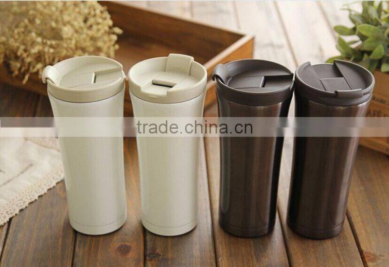 500ml double wall stainless steel coffee cups insulated coffee cups