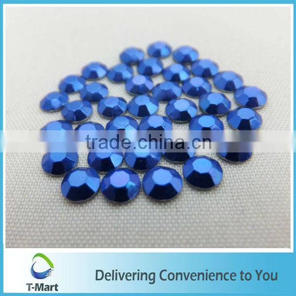 Sapphire hot fix aluminum studs for jeans