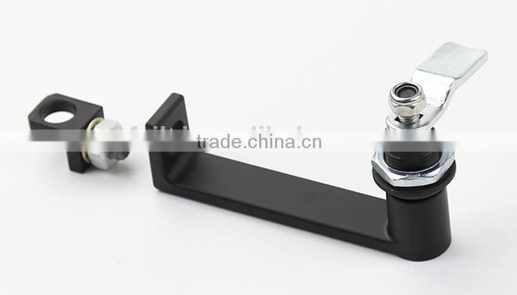 CE RoHS 2015 FEILEI MS868 China factory black powder zinc alloy cabinet L handle lock with padlock device