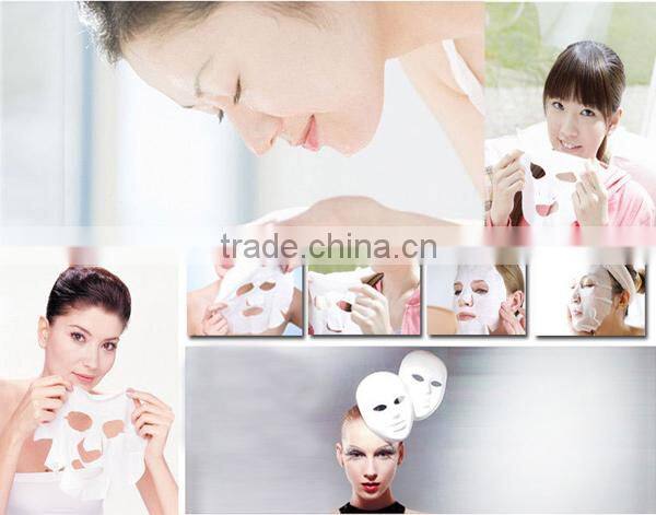 disposable compressed nonwoven face mask sheet using with toner