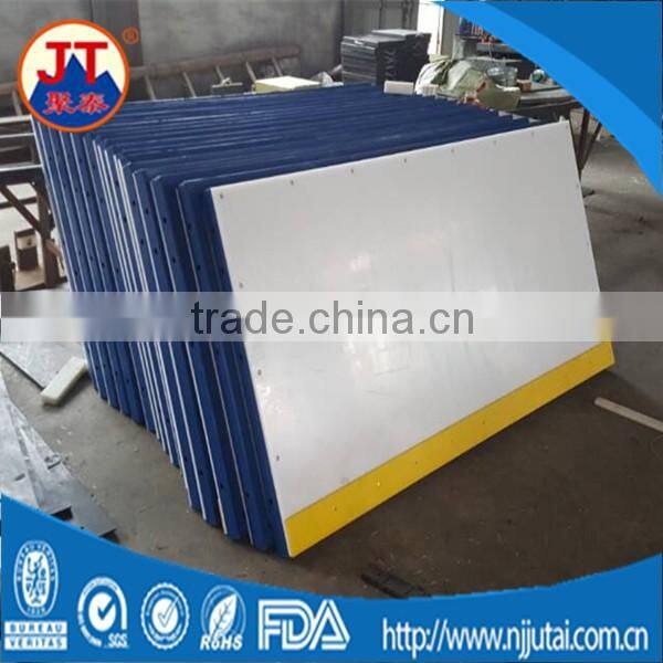 Steel framed Ice hockey rink skating HDPE barriers