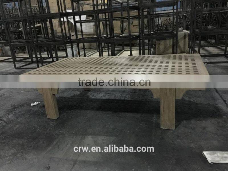 RE-1532 new design large shabby chic coffee tables