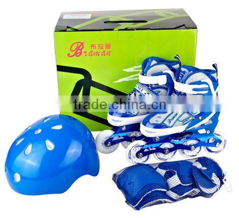 CE approved roller skate with alu truck /inline skate with pu whees /flash roller skatting