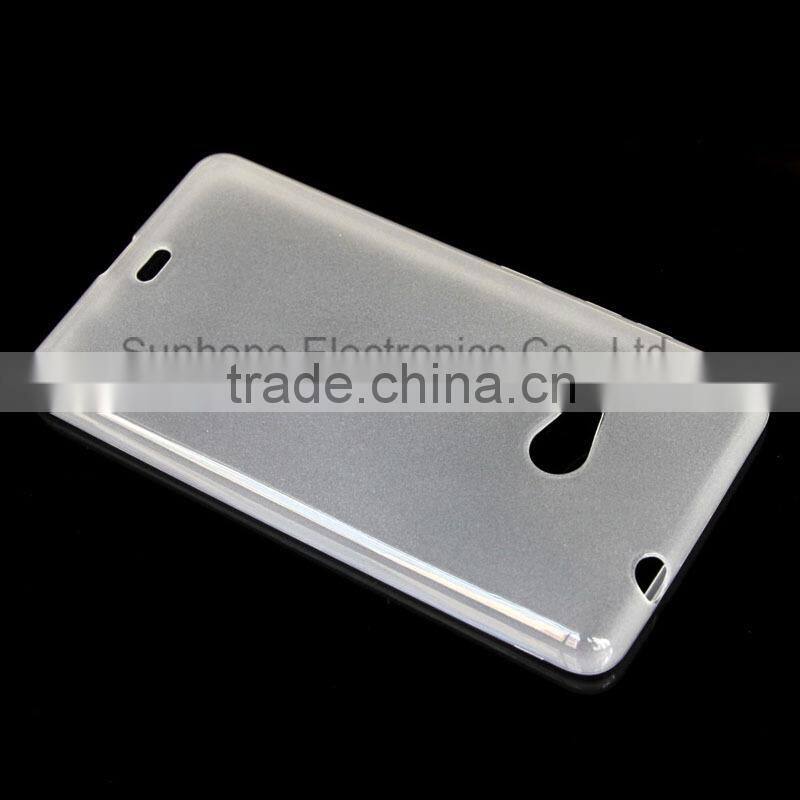 Cheap wholesale smooth soft TPU jelly mobile cell phone shell for Nokia for Lumia 535 case