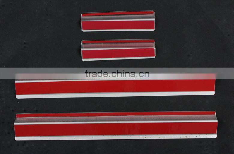 Stainless steel door sills scuff plate For Jeep Wrangler Jk door sill 4*4 auto accessories