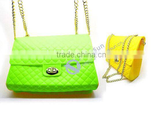 Fashion hanbag 2015, silicone jelly bag