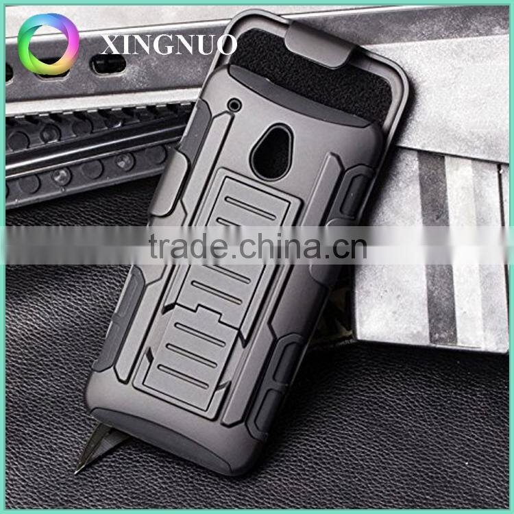 Belt Clip with Kickstand Bumper Case for HTC One Mini M7 Mini M4