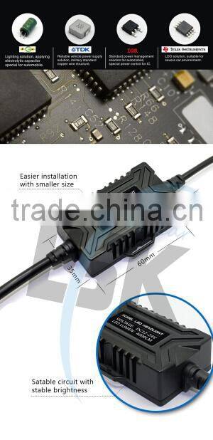 Newest g7 car headlight 9007 led fog light high lumen 4000LM 30W led headlight bulb