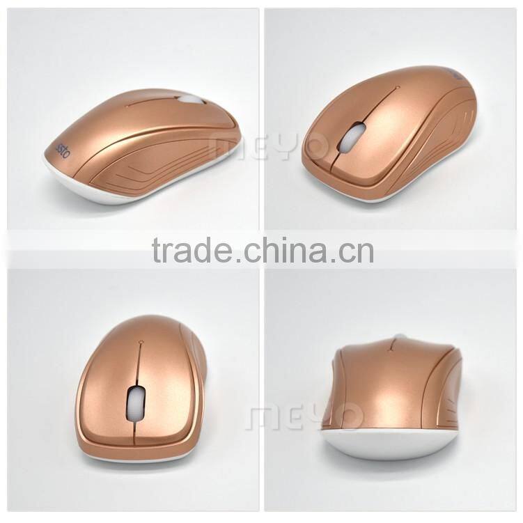 Memento gift set of wireless mouse and capped metal pen for promotion