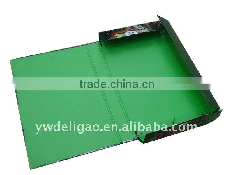 Fashional Color Art Paper Desktop File Box for Office Stationery Cardboard A4 or FC Size