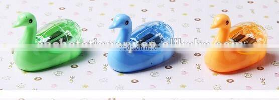 promotional plastic cartoon funny pencil sharpener for school kids