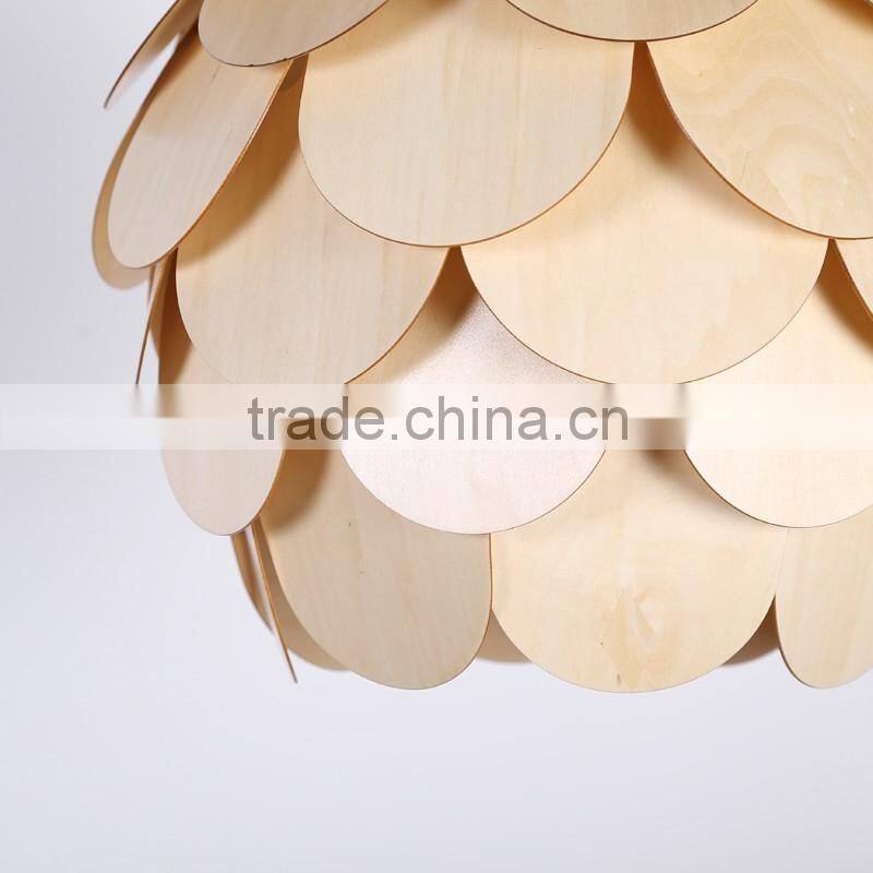 Modern creative style elegant wooden pendant lamp/lighting JK-8005B-32 LED pendant light
