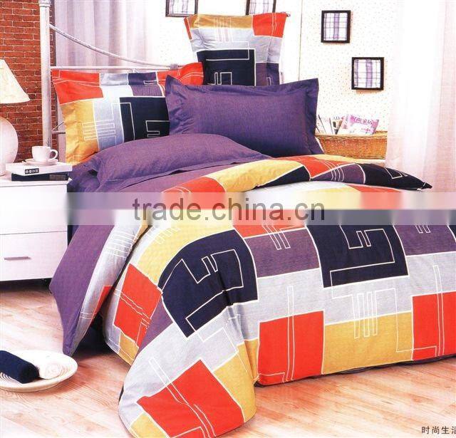 QUEEN SIZE,KING SIZE COTTON PIGMENT PRINTED COMFORTER SET/BED SHEET/BEDDING SET