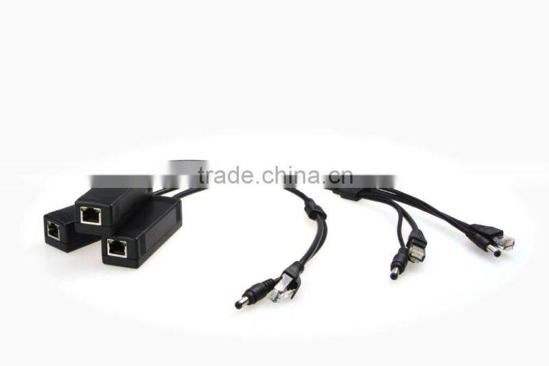 5V 12V PoE splitter for IP cameras shenzhen manufacturer