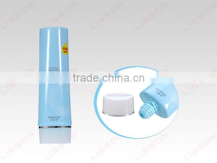 Cosmetic Oval Hydration Moisturizing Cream Plastic Tube With Screw Cap