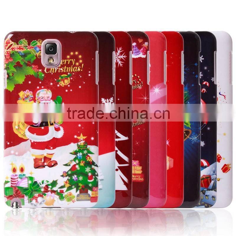 Best price mobile shell for galaxy note 3 custom case(promotional christmas gifts)