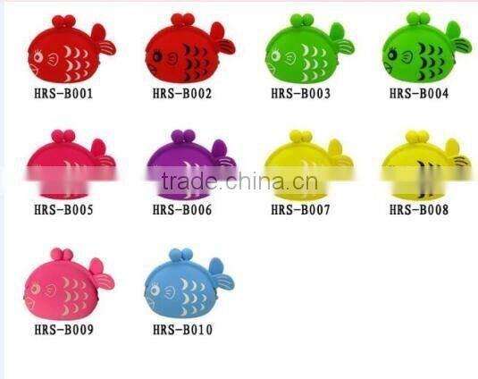 Shinerin Europe design kids purse silicone men's wallet bag