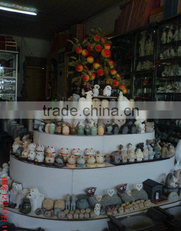 animal dog carved stone