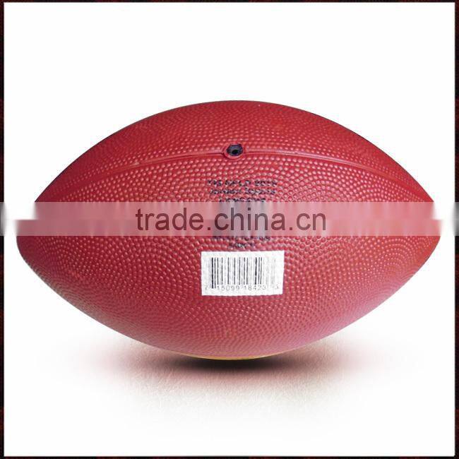 custom logo print mini size 3 rubber rugby ball