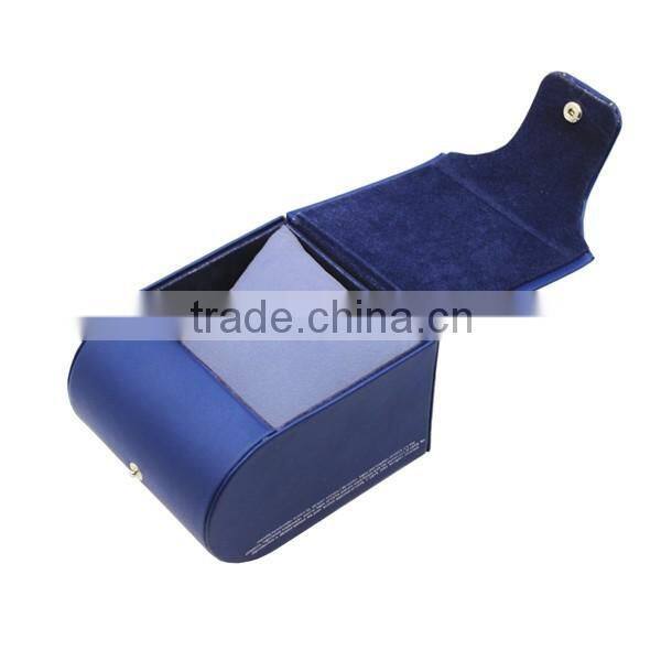 Single leather watch travel box