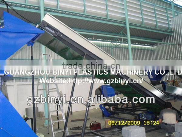 Used plastic washing recycling line pet bottle crushing washing drying recycling line
