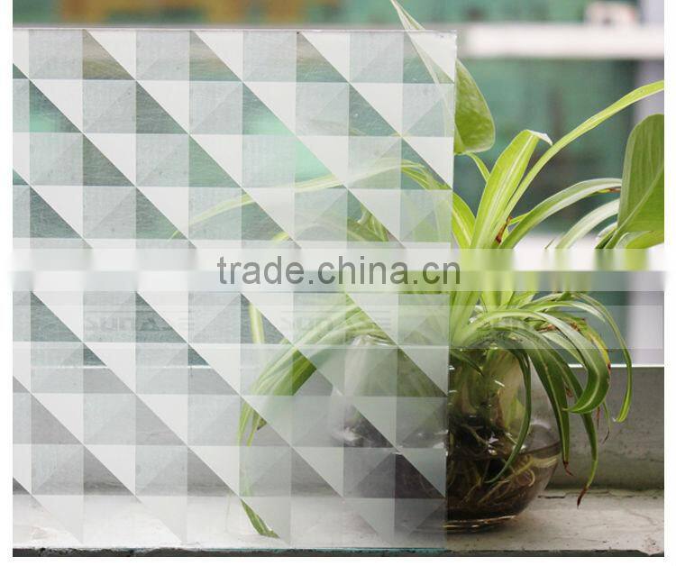 Decorative PET White Prism Gradation Window Film Similar to 3M Window Film