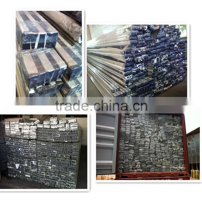 Display showing stand aluminum hanger slatwall insert fitting with MDF board