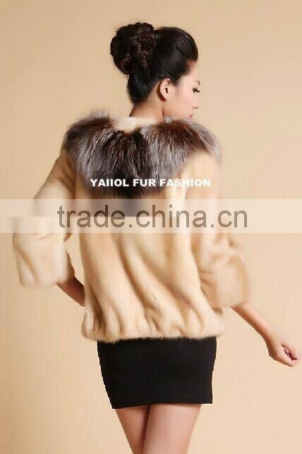 fashion mink fur coat