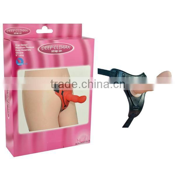 Sex Harness, Strap on Dildo , Silicone Dildo Sex Toy from Manufacturer