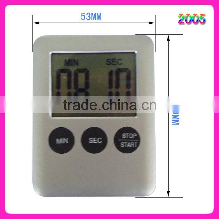 Extra thin magnetic fridge timer ,digital kitchen countdown timer