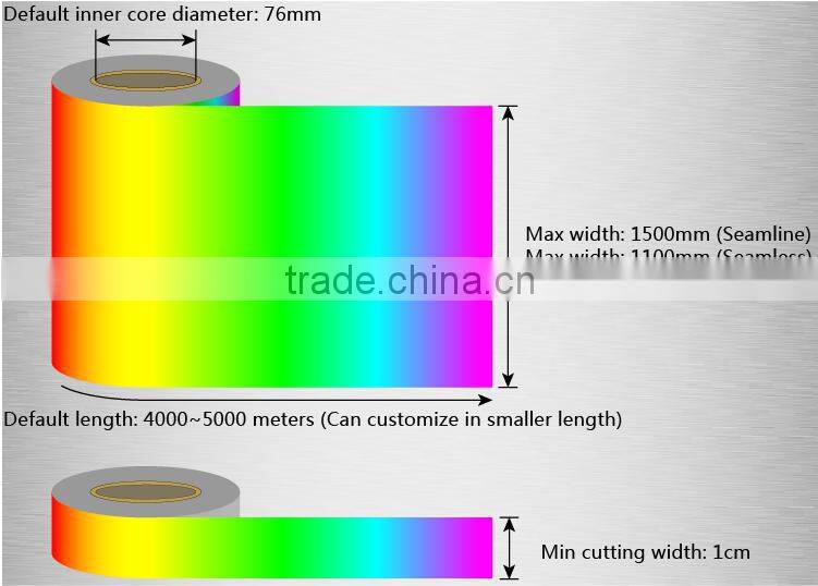 Make holographic foil stickers lamination