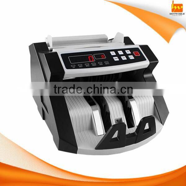 Multi-currency money couner MG UV detector, Supermarket table design cash dounter