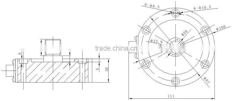 Alloy steel wheel shaped low cost miniature load cell (YBE)(200~1000kg)