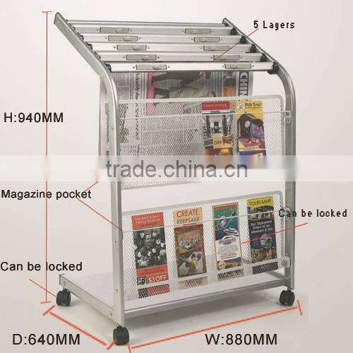 newspaper stand for office